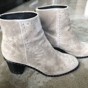 Rag & Bone | Suede Willow Studded Ankle Boot